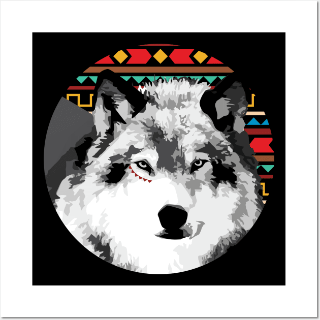 Wolf Wall Art by ilaamen